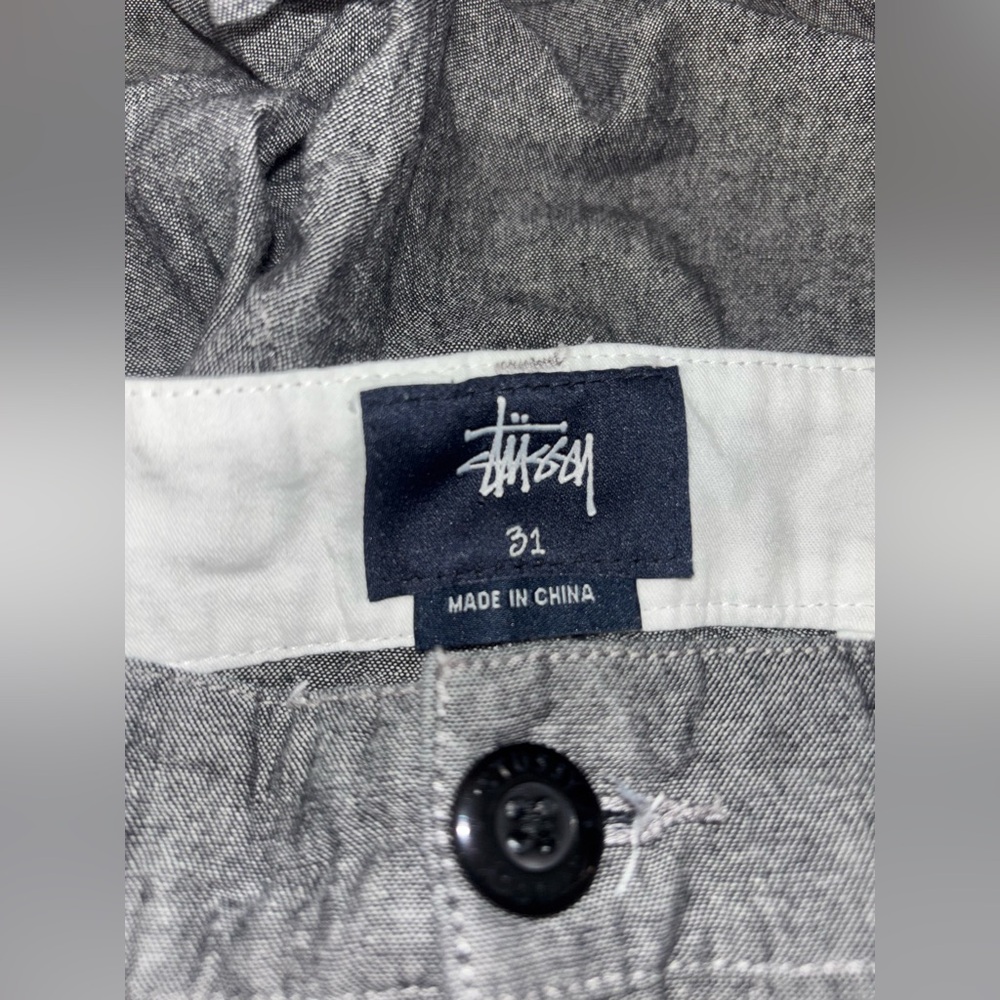 Stussy gray shorts size 31 - Picture 2 of 3